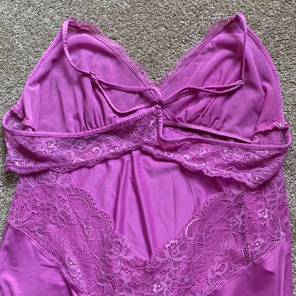 INC size medium, pink/mauve colored long nightgown in excellent condition. - Picture 8 of 10